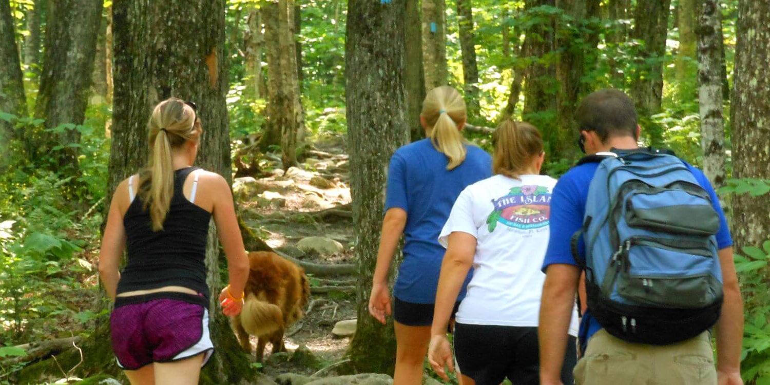 Bald Mountain Hike on Hiking trails in Rangeley Lakes Region of Maine