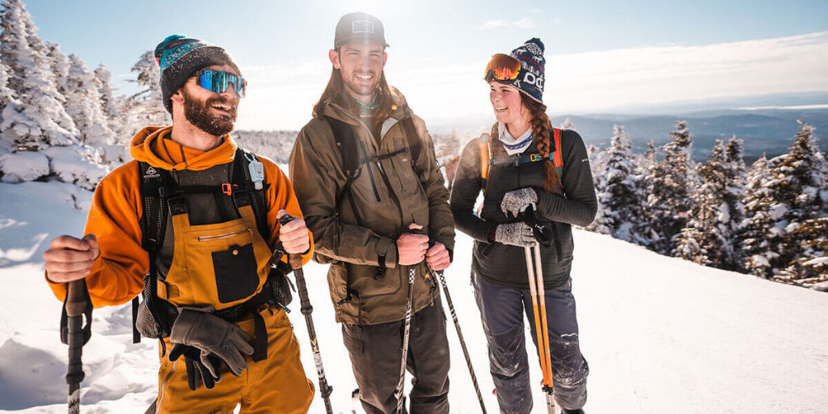 spring skiing at Saddleback Mountain in the Rangeley area of Maine